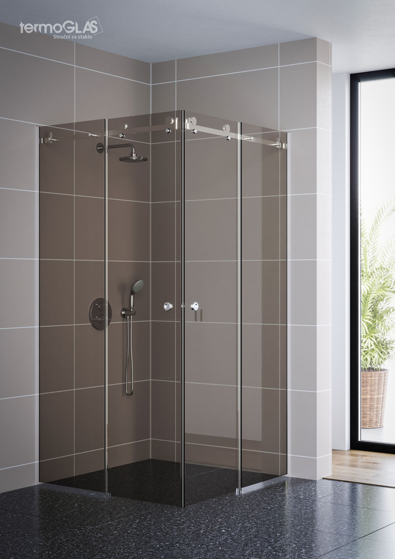 Schiebesystem Dusche