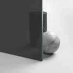 Satiniertes Glas