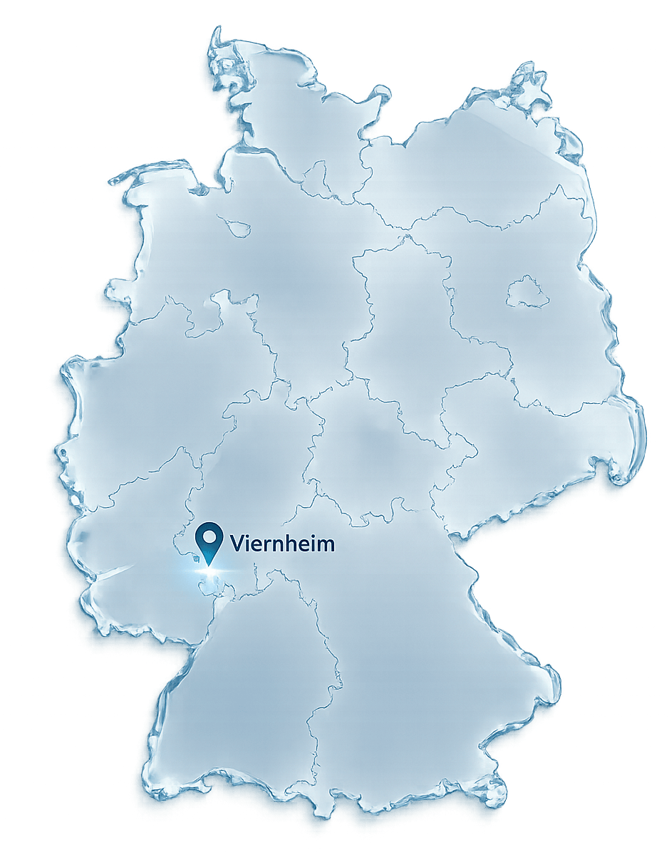 Liefergebiet TDM Glas Viernheim